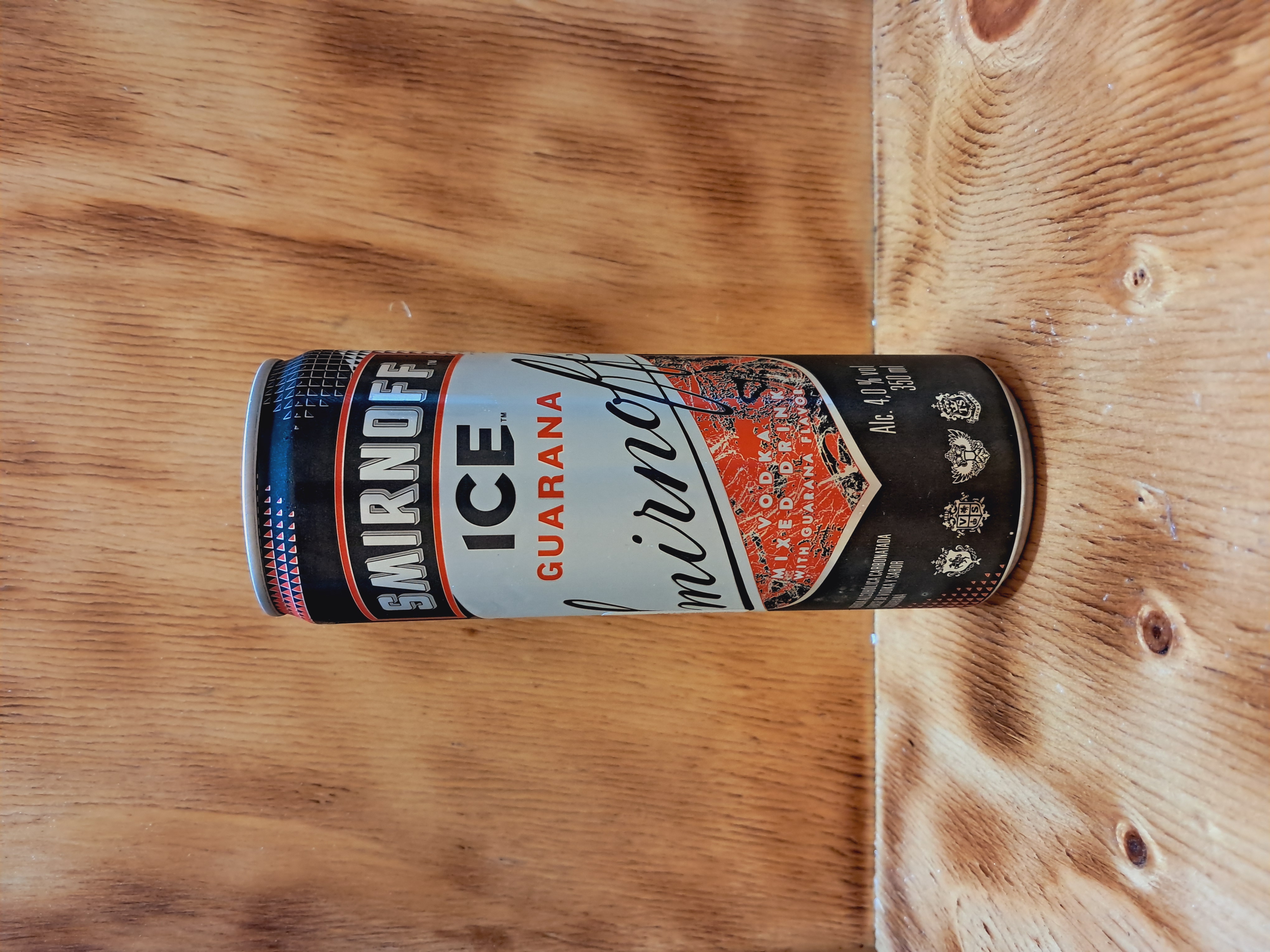 CERVEZA SMIRNOFF ICE GUARANA  LATA 350 ML