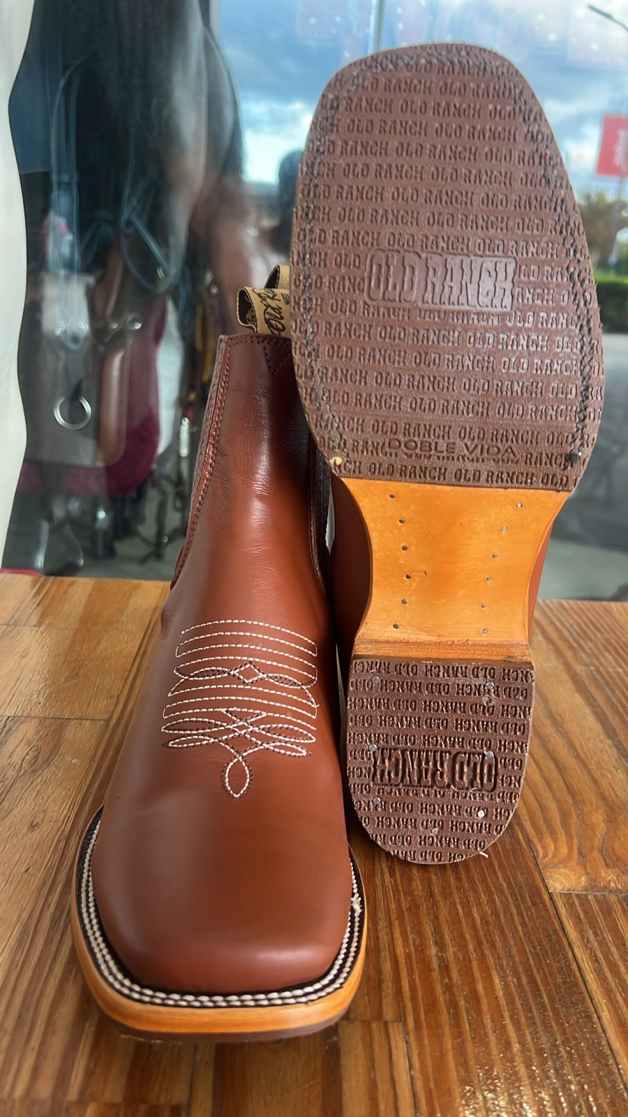 BOTIN NOBUCK MIEL LISO