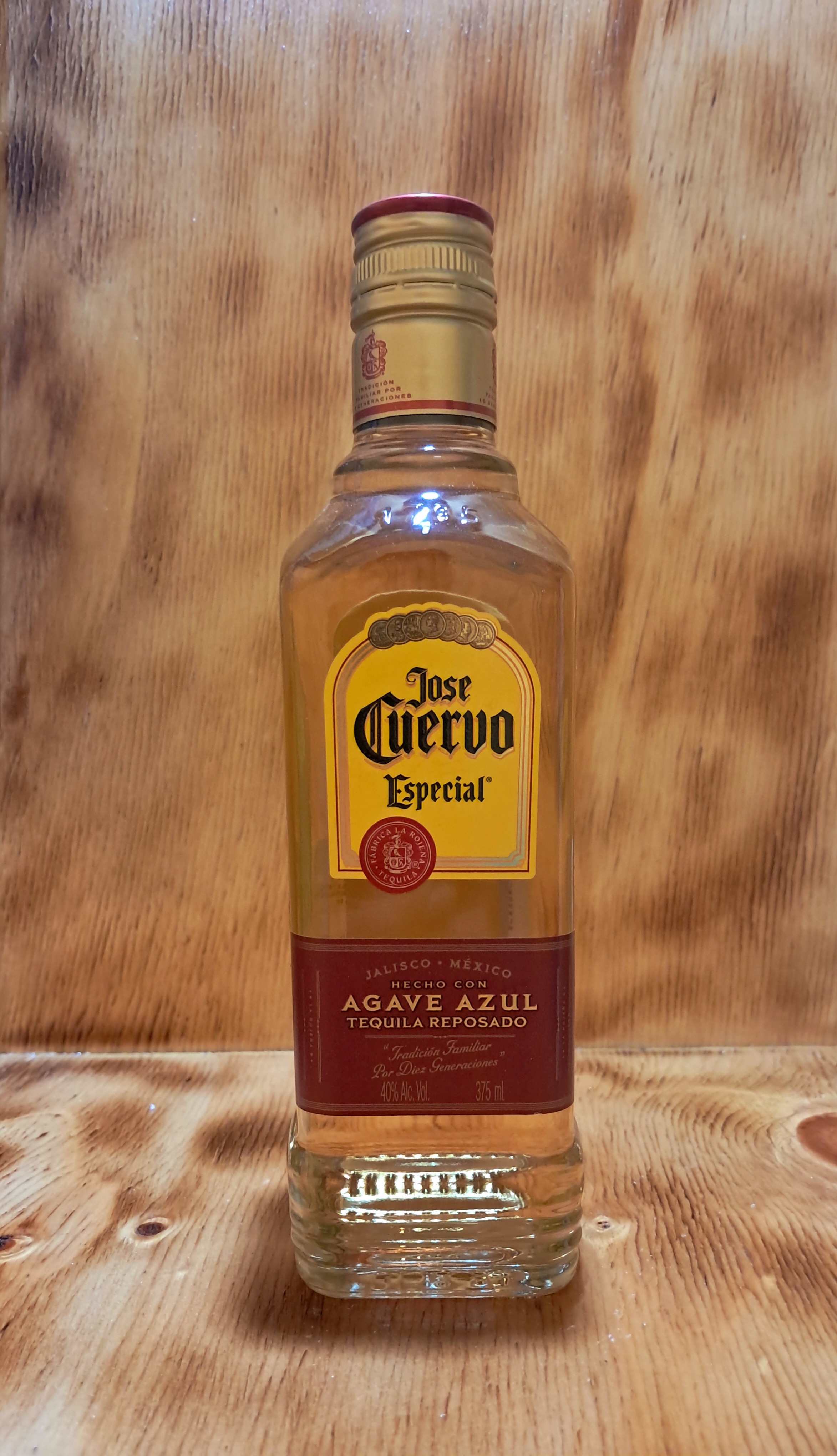 TEQUILA JOSÉ CUERVO ESPECIAL ORO 375 ML