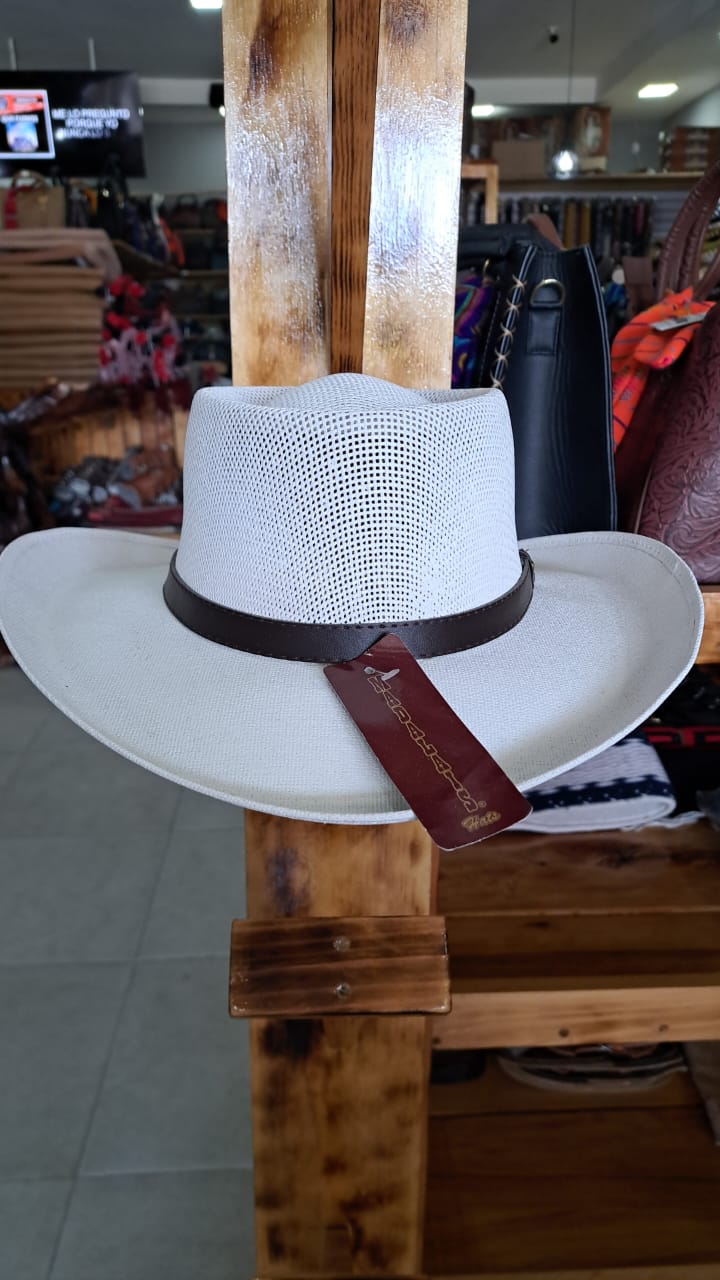 SOMBRERO GALLERO BLANCO