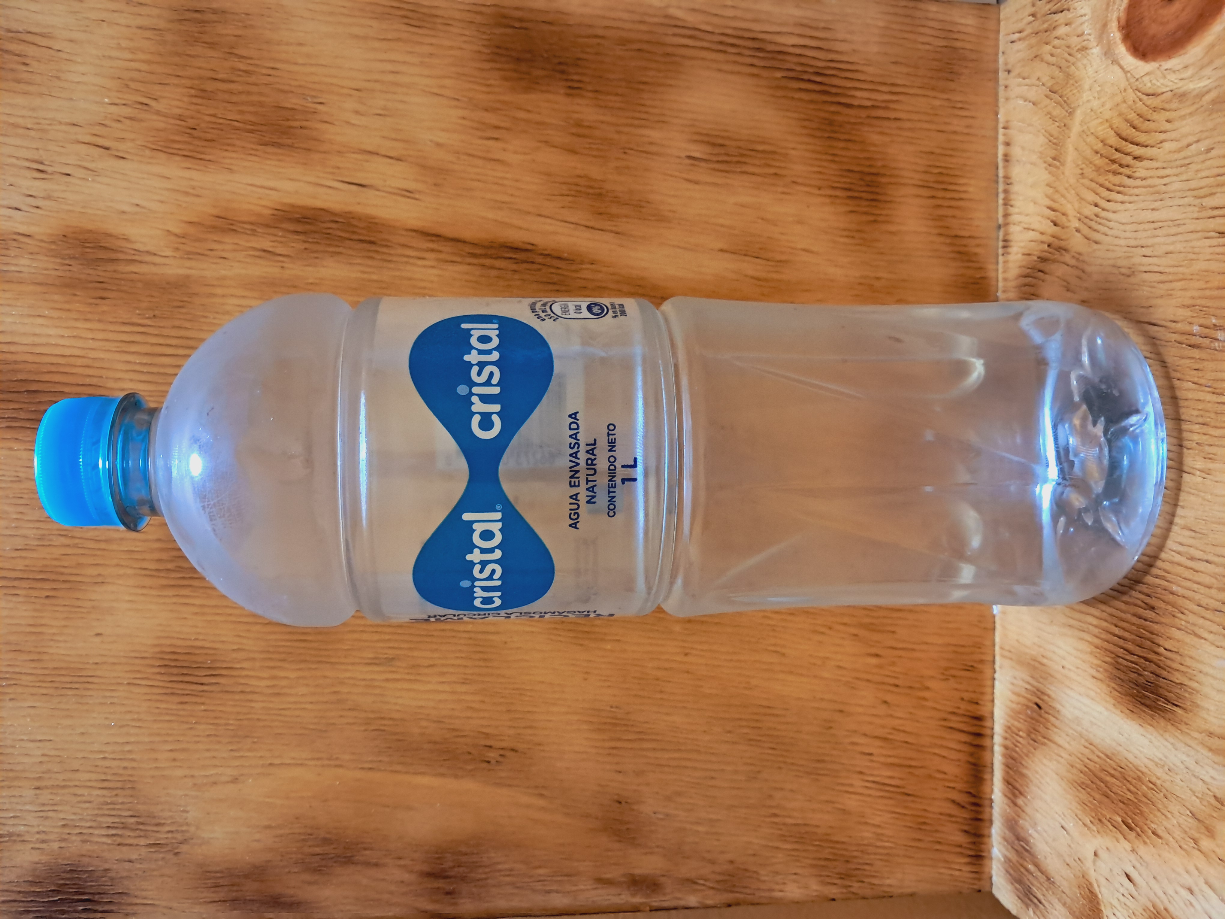 AGUA CRISTAL BOTELLA 1 LITRO