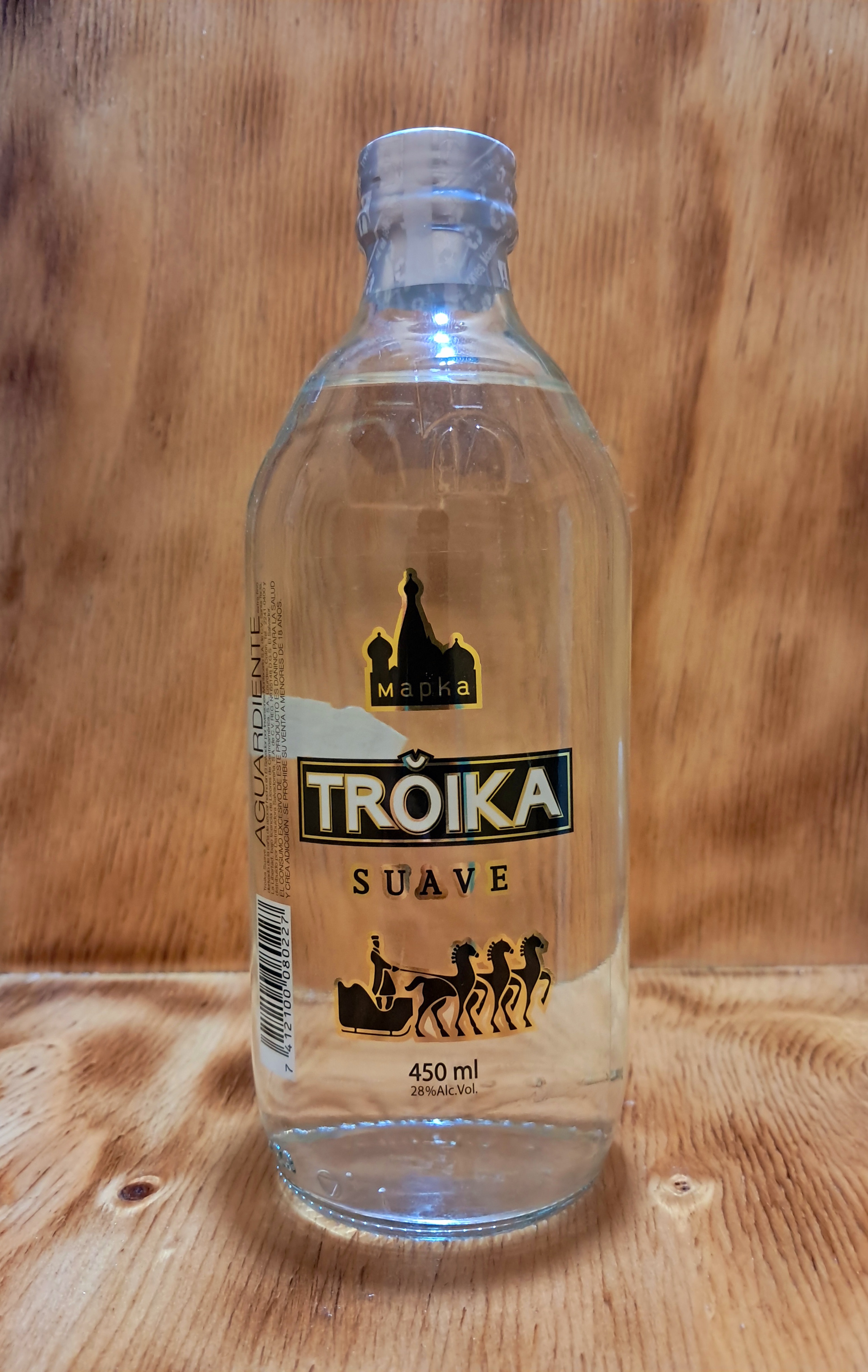 VODKA TROIKA SUAVE 450ML