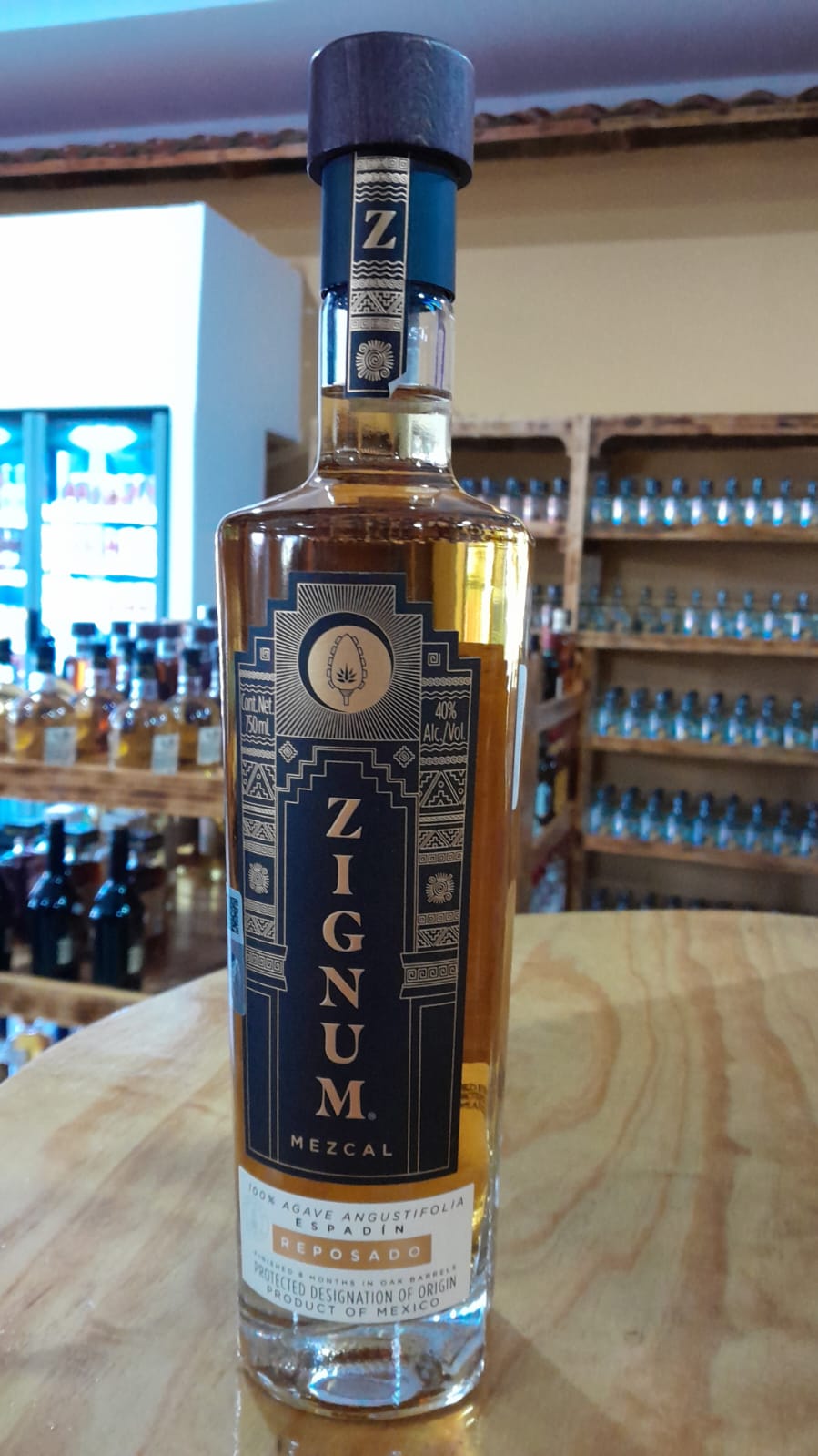 MEZCAL ZIGNUM REPOSADO 750ML