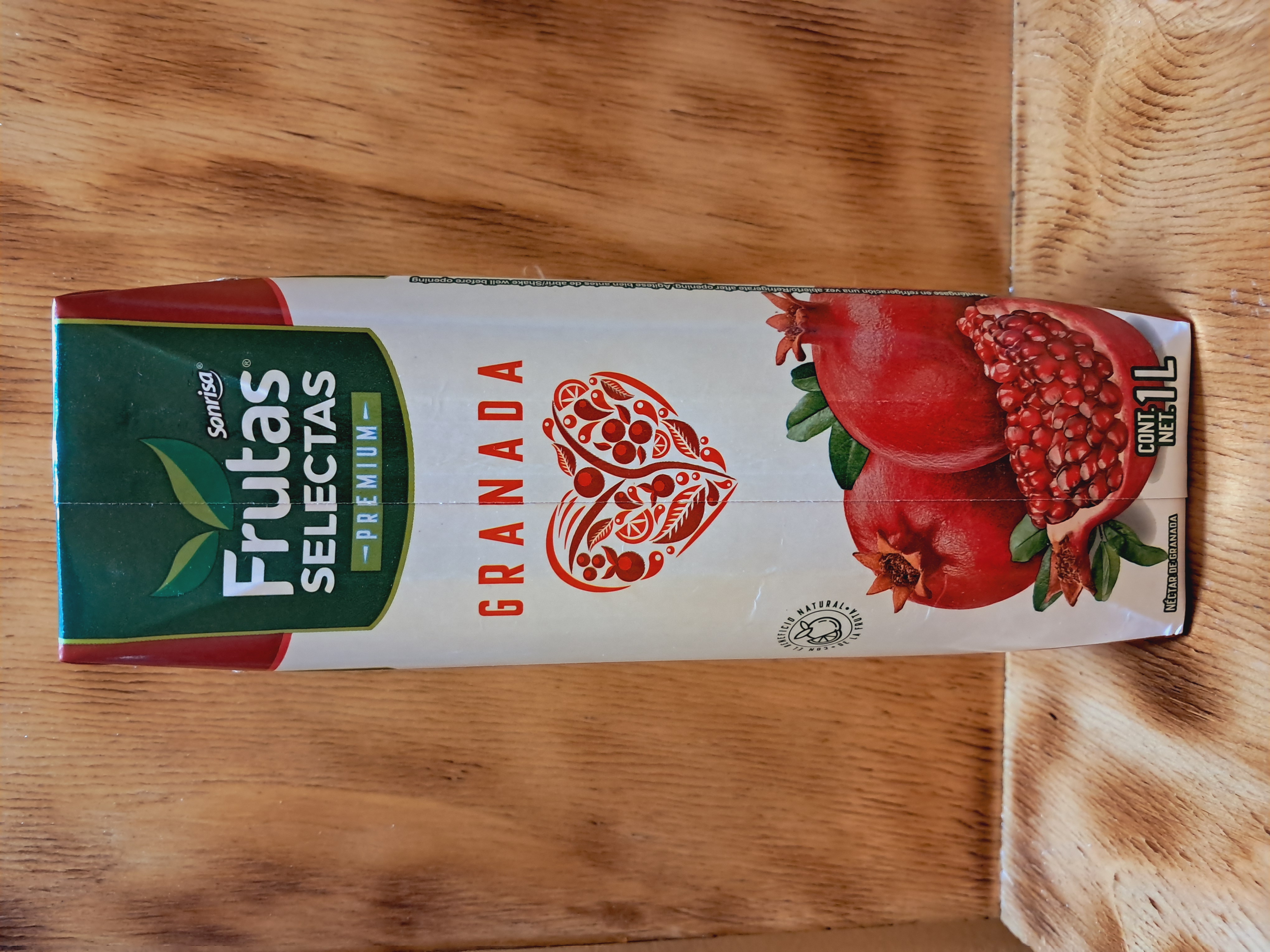 FRUTAS SELECTAS BEBIDA SABOR GRANADA   1LT