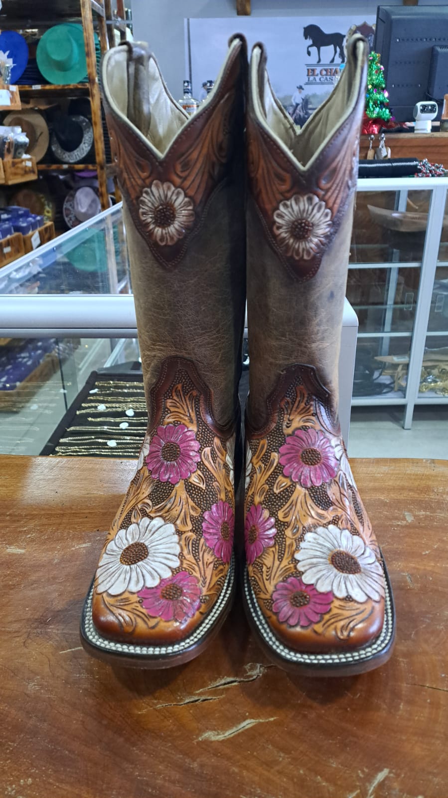 BOTA PARA DAMA Lily cincelada