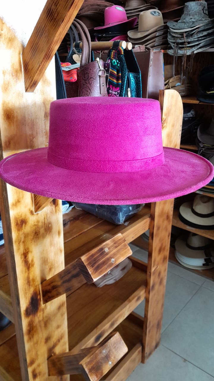 SOMBRERO GAMUZA CORDOBE   MORADO