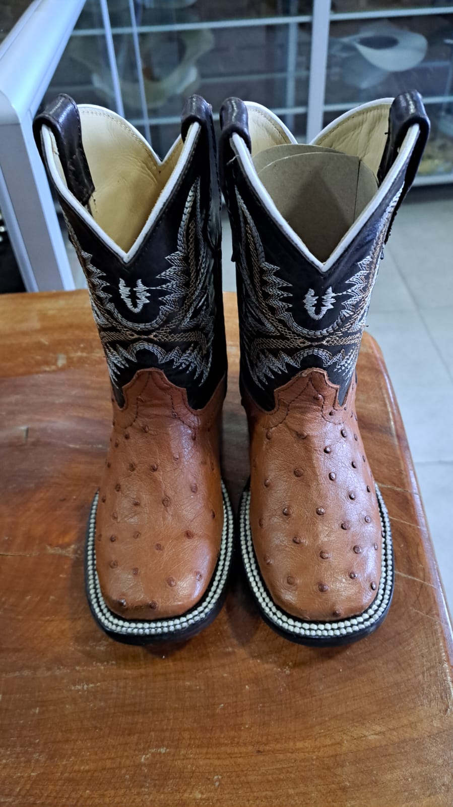 BOTA Malcreado coñac bull dog naranja (niÃ±o)
