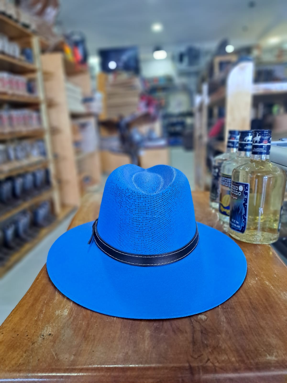 SOMBRERO LONA YUTE EXPLORER AZUL MARINO