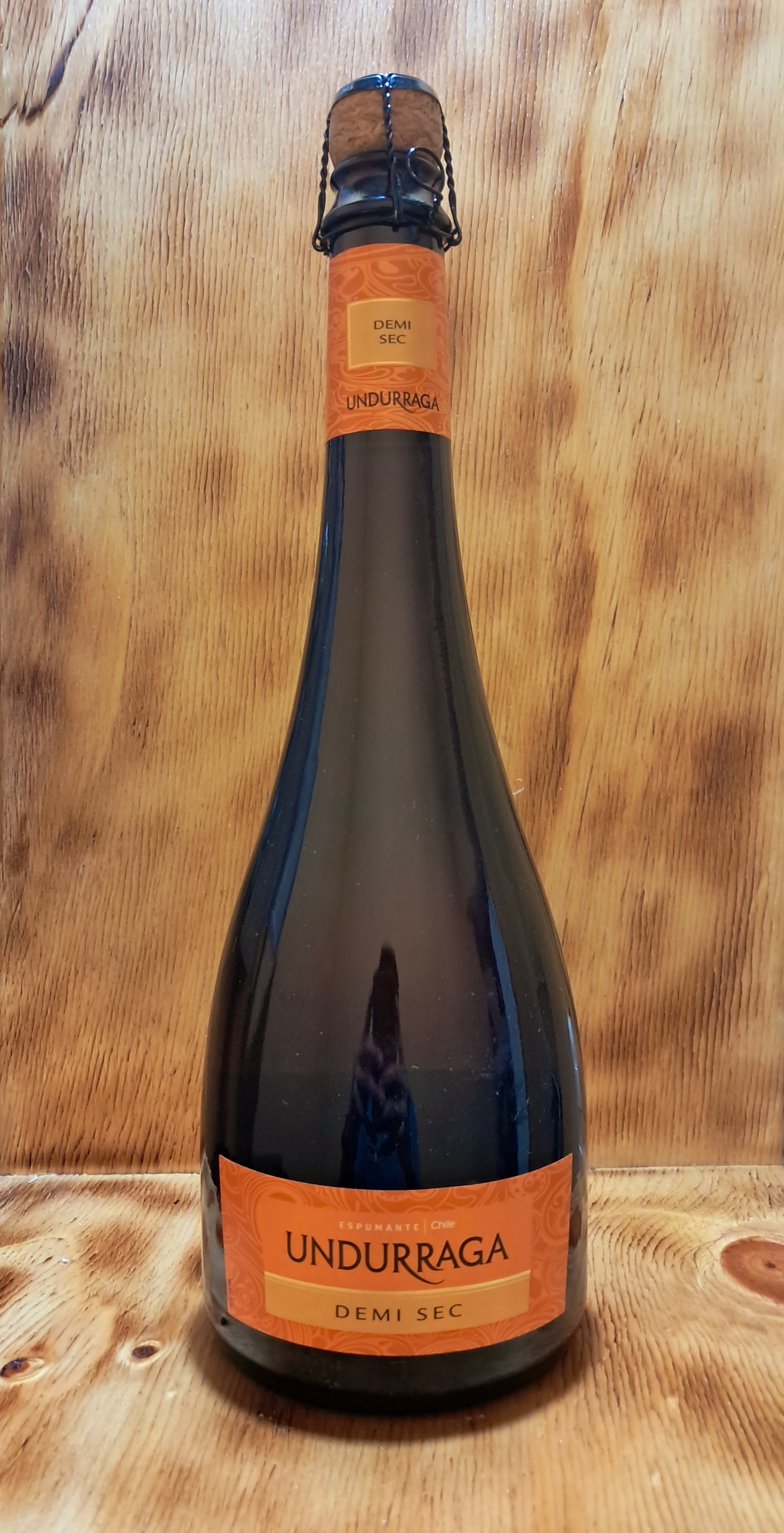 VINO ESPUMANTE UNDURRAGA DEMI-SEC 750ML