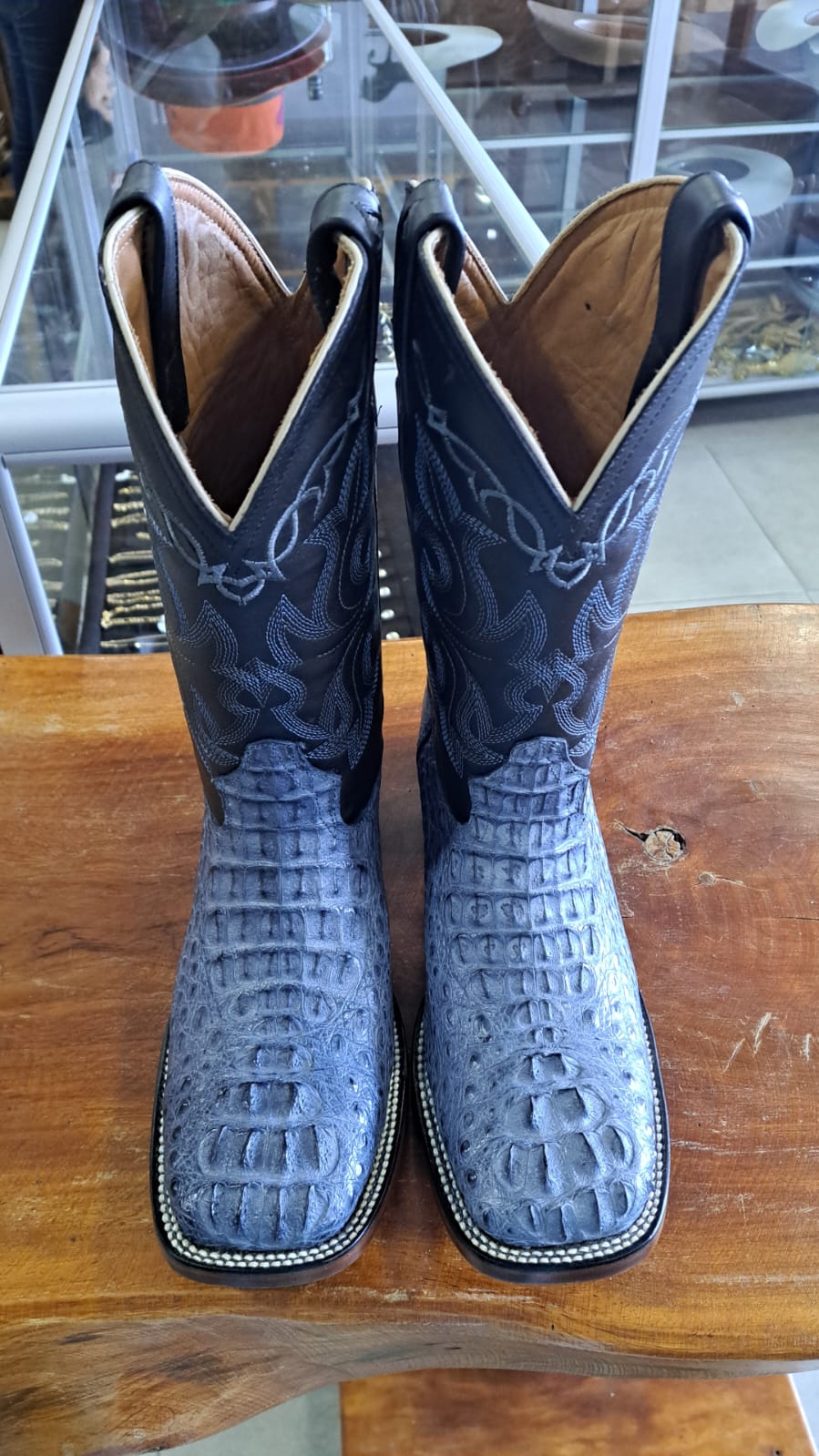 BOTA COCODRILO AZUL