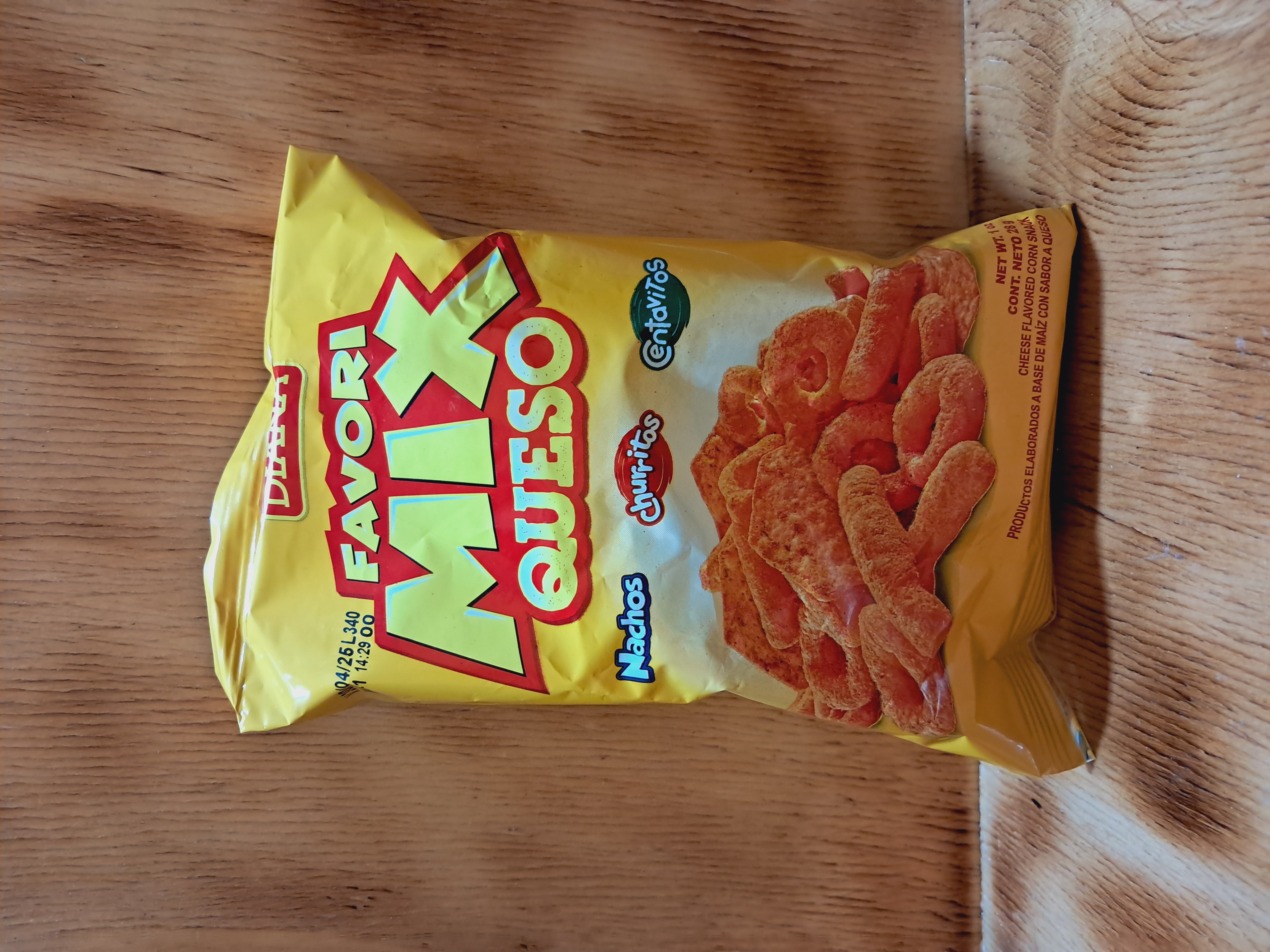 BOQUITAS DIANA FAVORI MIX QUESO 28 G