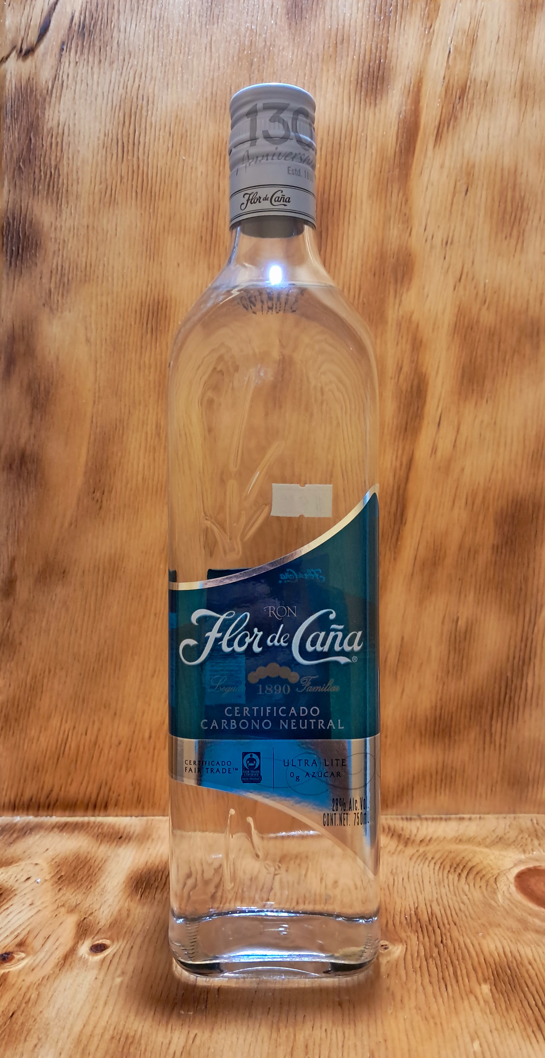 RON FLOR DE CAÑA ULTRA LITE 750ML