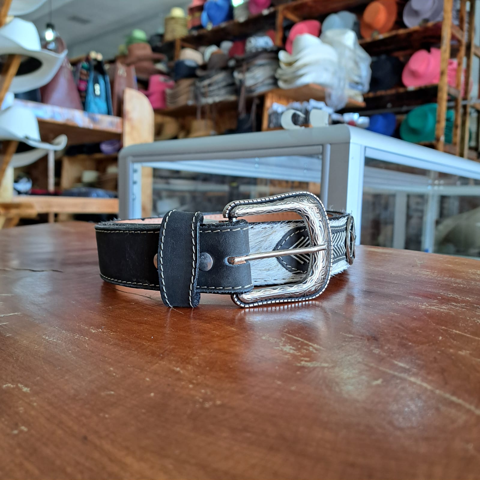 CINTURON Texano pelo