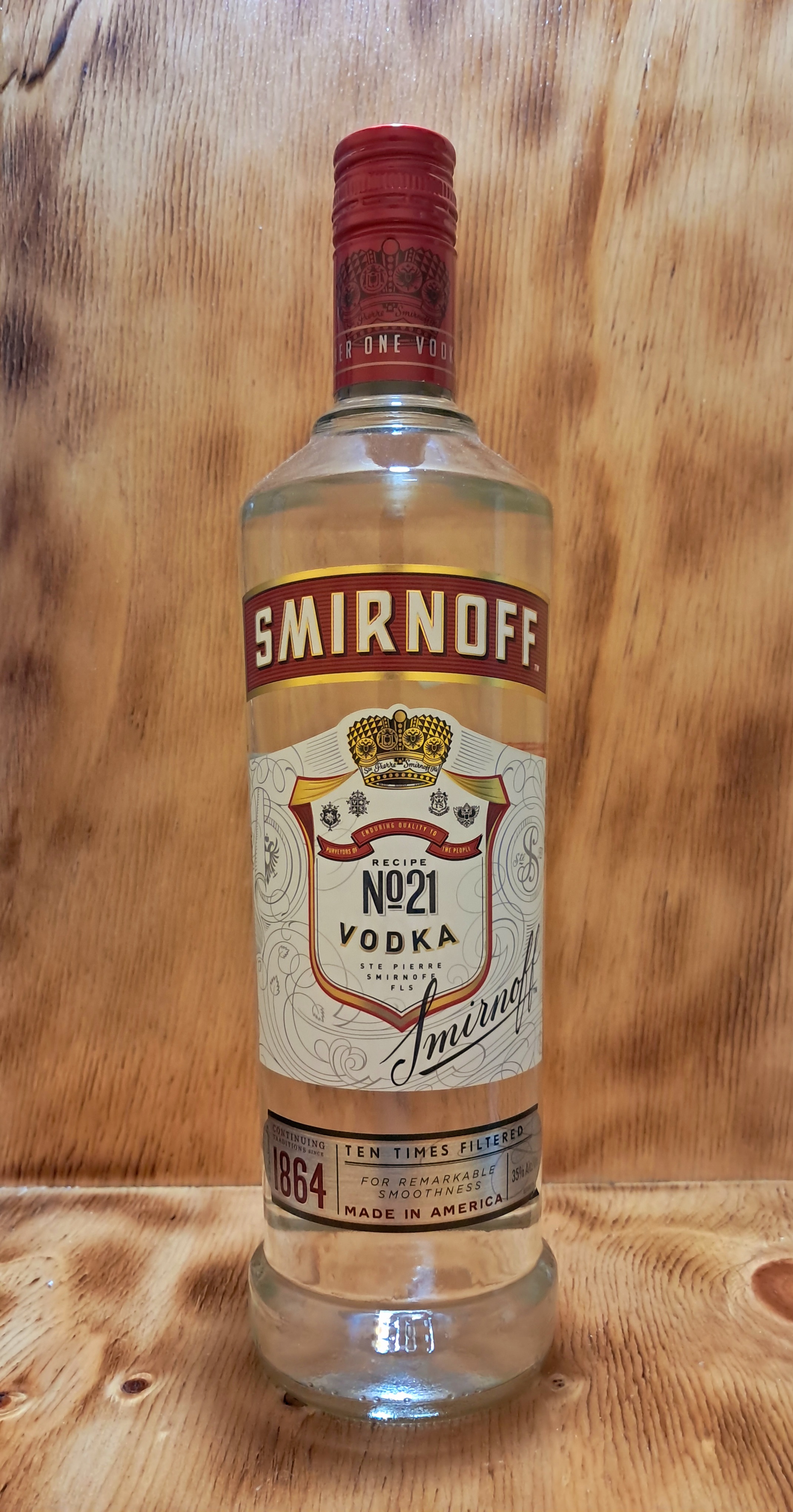 VODKA SMIRNOFF ROJO 1000ML