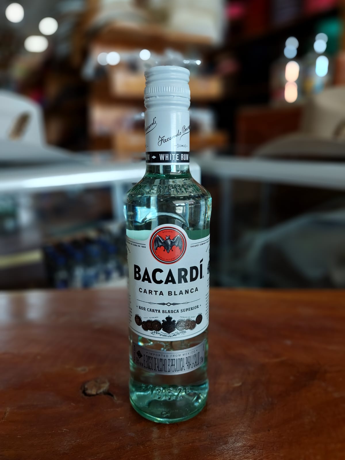 RON BACARDI CARTA BLANCA 375ML
