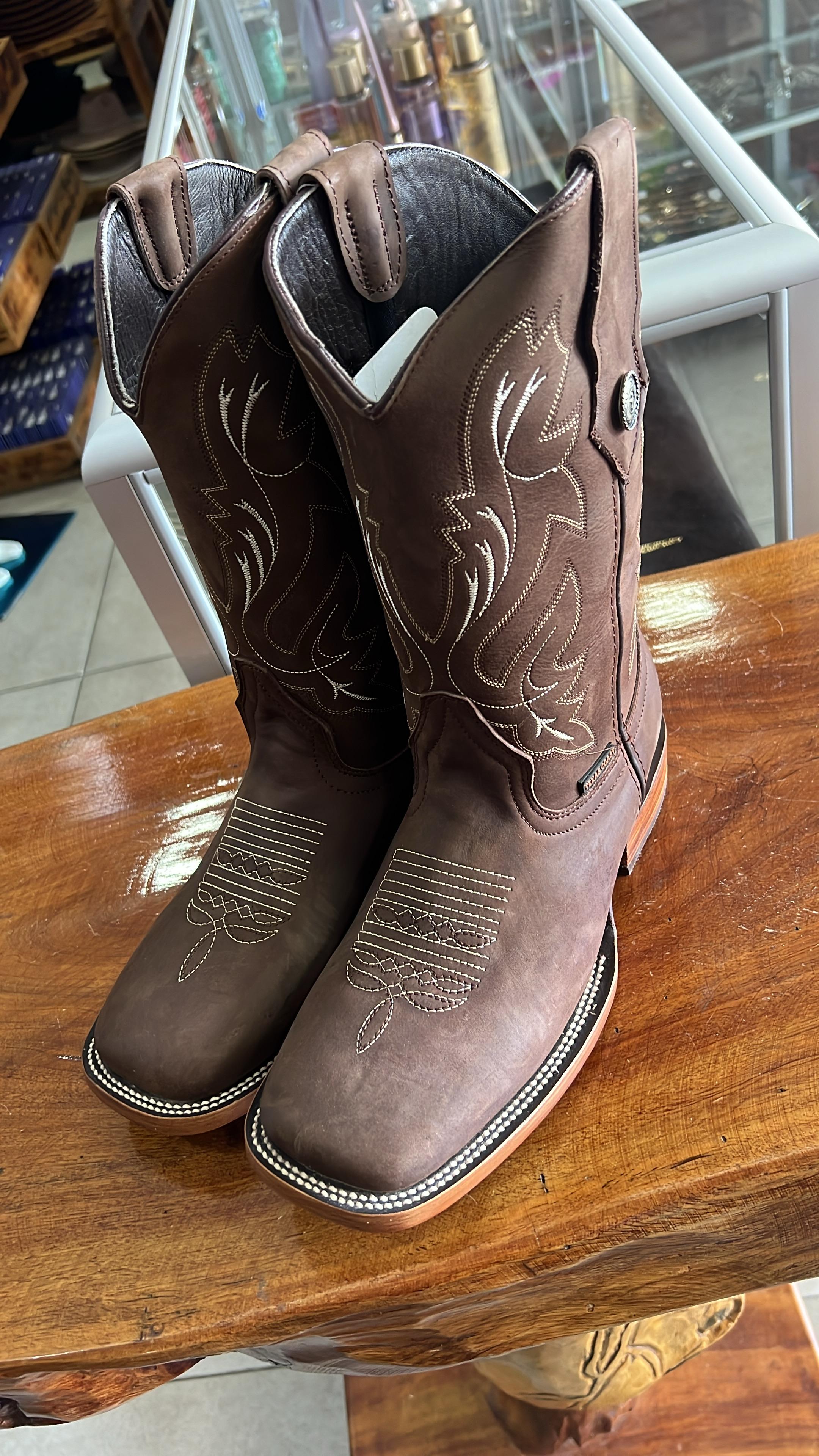 BOTA VAQUERA DE RES CAFE