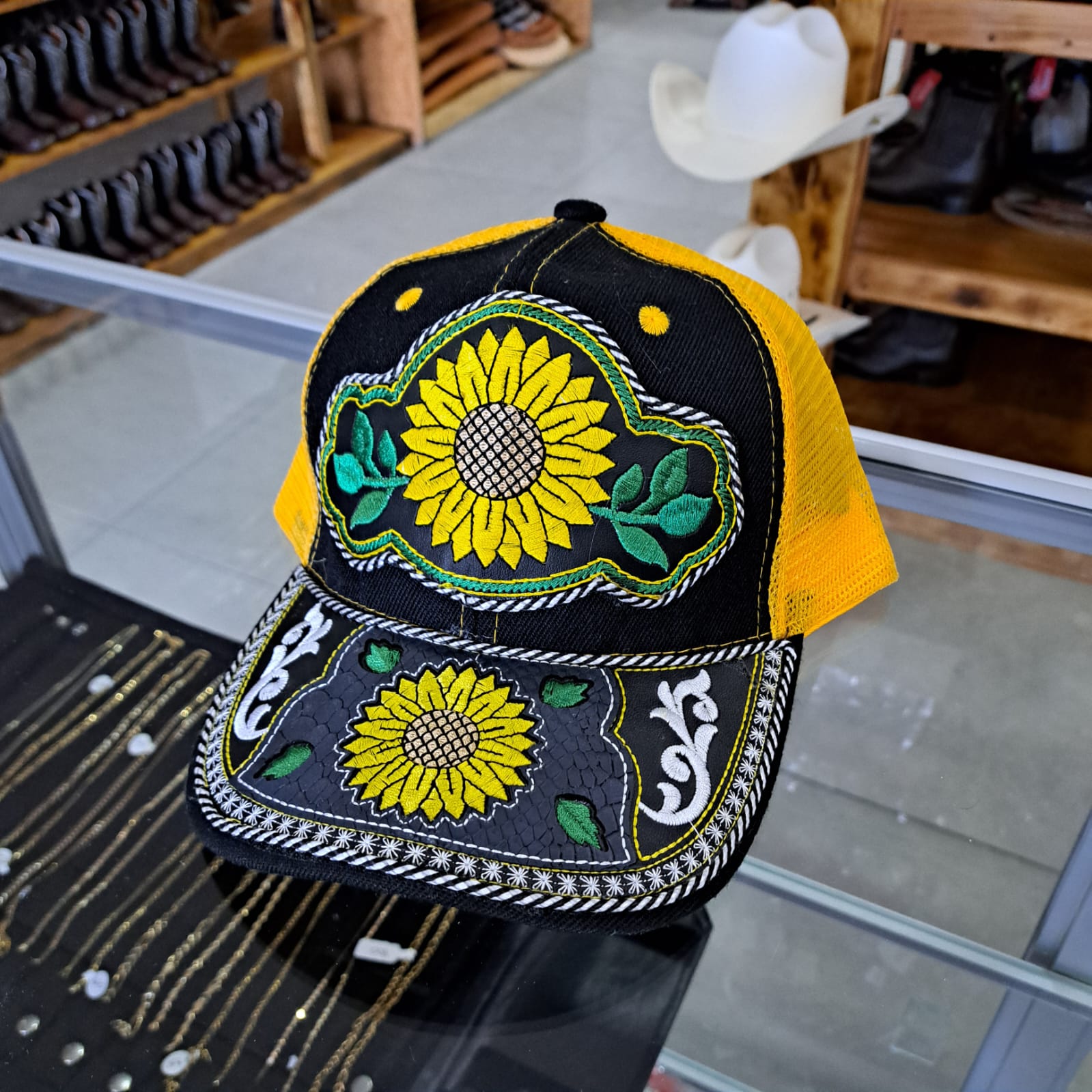 GORRA BORDADA DAMA GIRASOL VARIEDAD