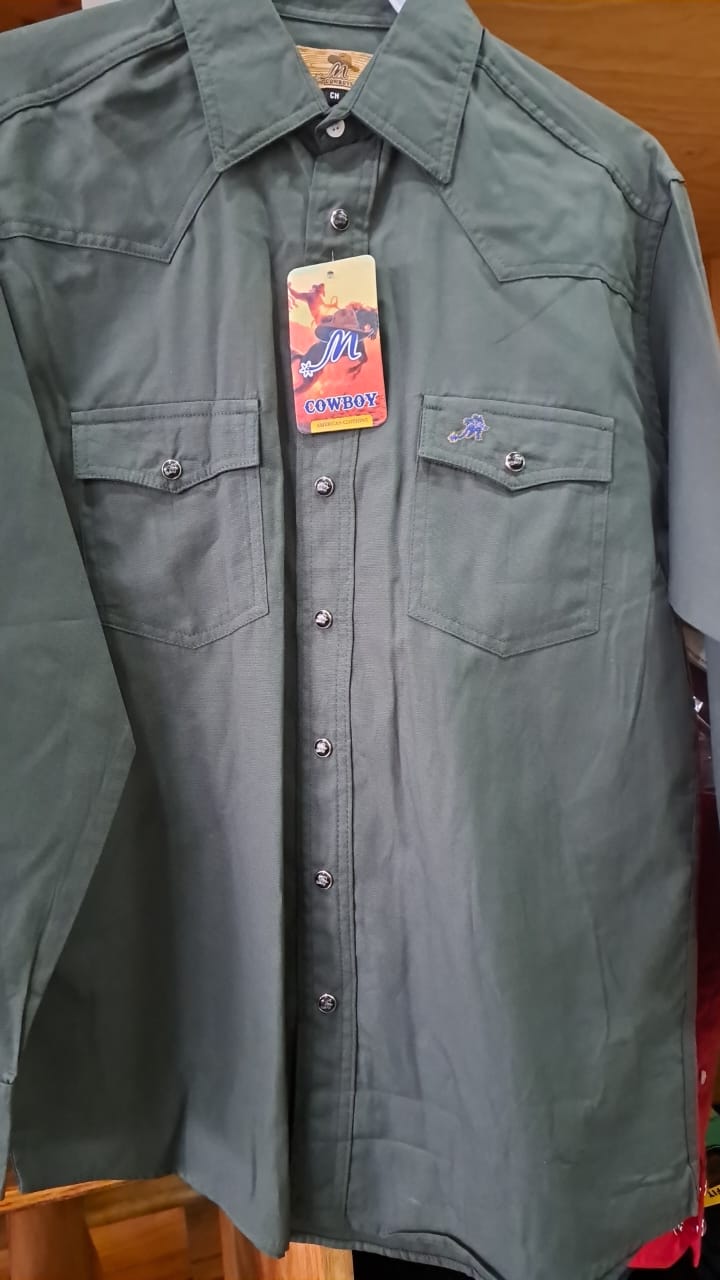 CAMISA COWBOY VERDE MUSGO