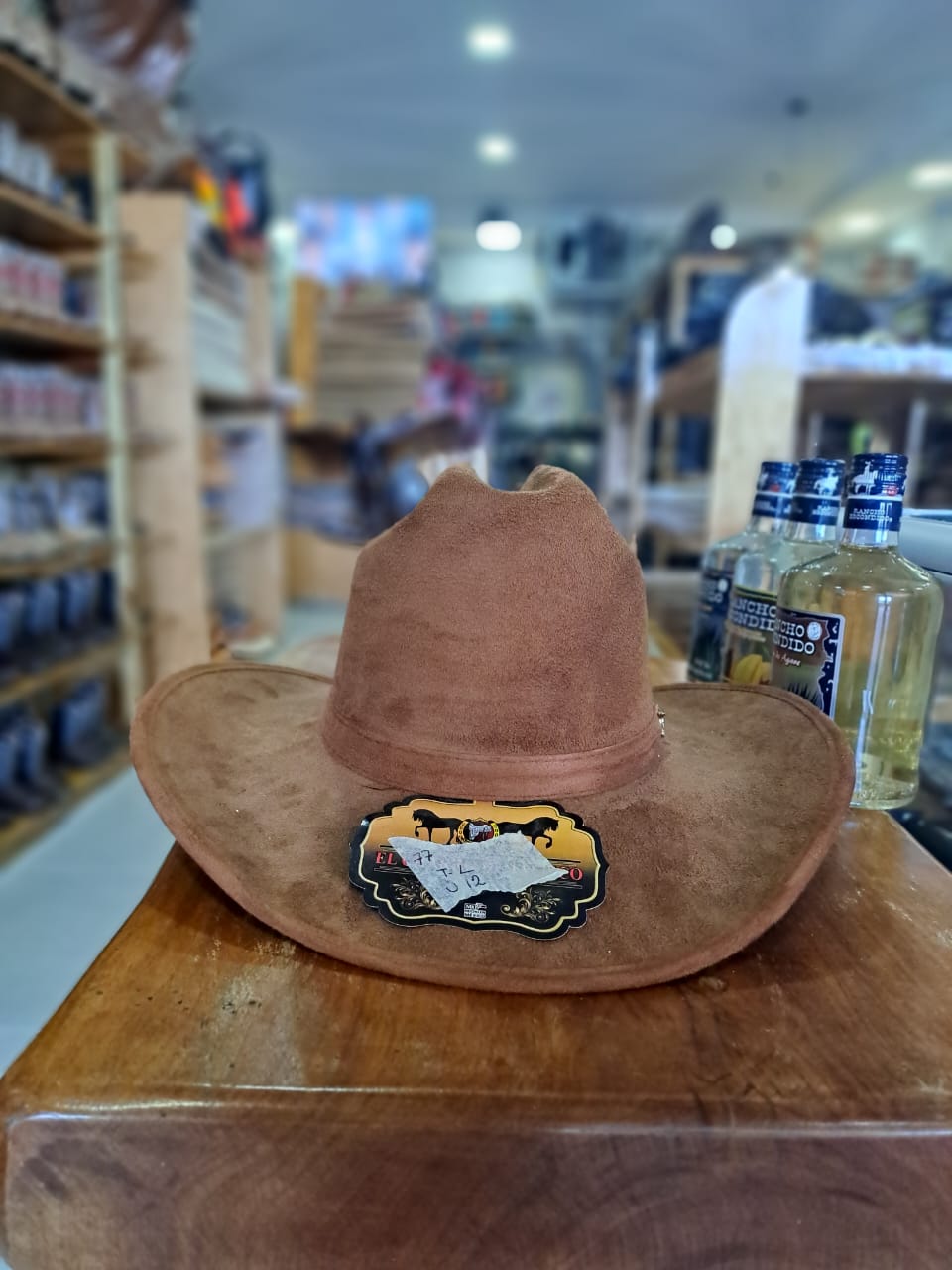 SOMBRERO GAMUZA PATRON CAFE TABACO
