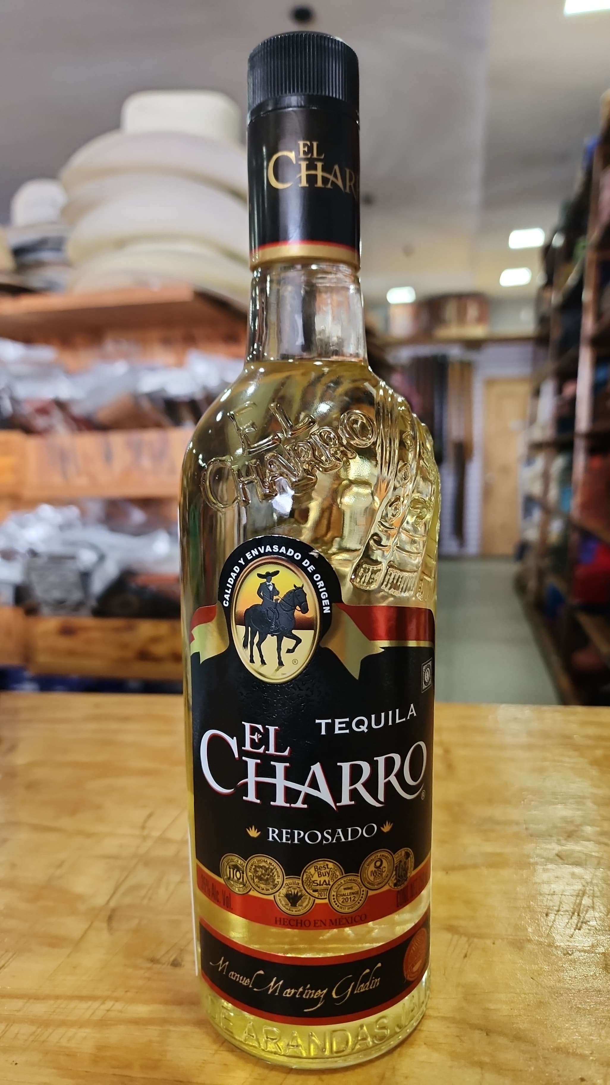 TEQUILA EL CHARRO REPOSADO 750ML