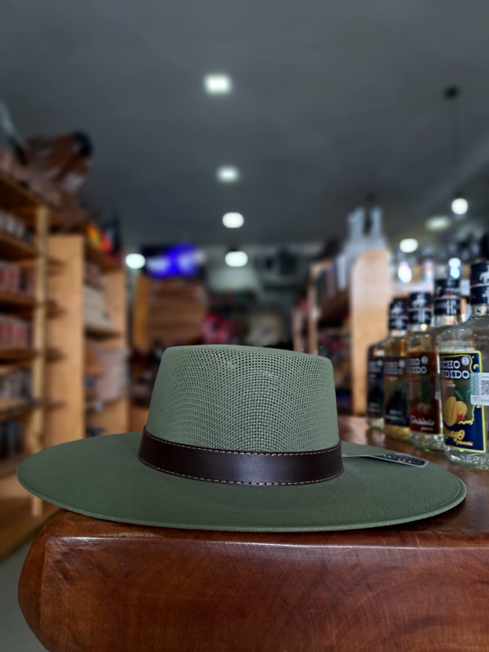 SOMBRERO YUTE CORDOVE VERDE OLIVO