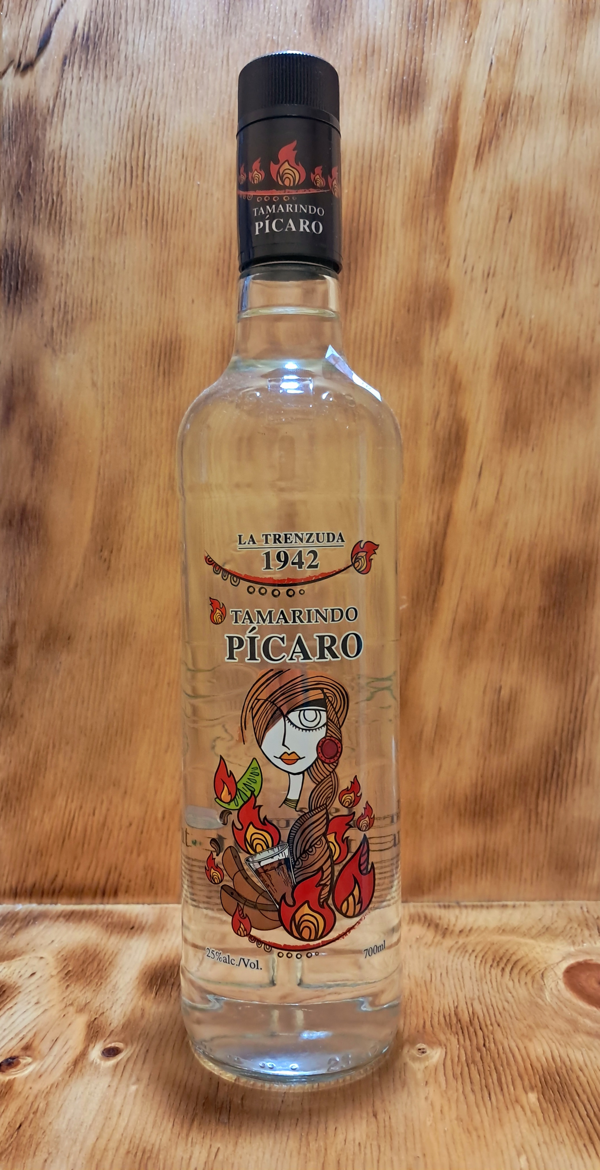 AGUA ARDIENTE LA TRENZUDA TAMARINDO PICARO 700 ML